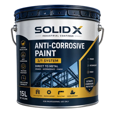 SOLID X Anti-Corrosive Paint tin