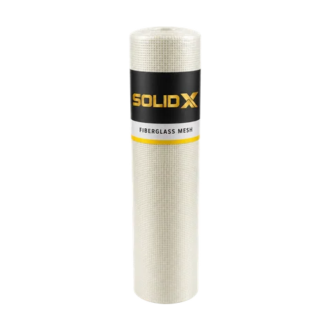 SOLID X fiberglass mesh roll, 160 g/m² (yellow stripe)