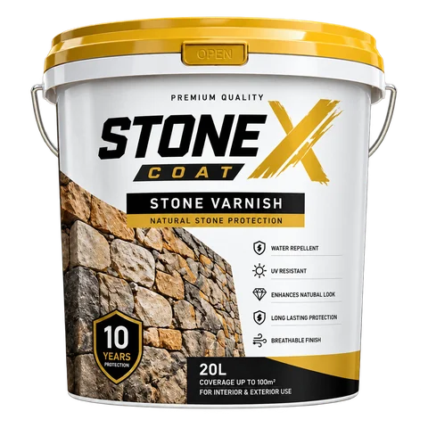 STONE X COAT Stone Varnish bucket