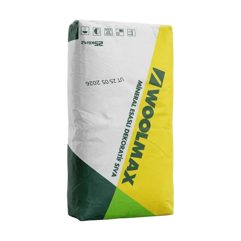 WOOLMAX mineral-based decorative plaster 25 kg bag