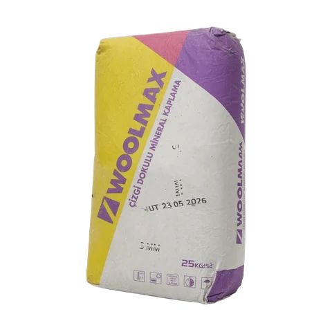 WOOLMAX line-textured mineral coating 25 kg bag
